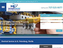 Tablet Screenshot of localfloridaelectrician.com